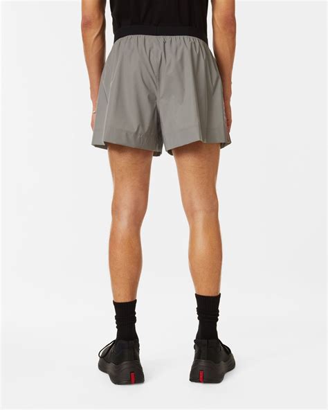 prada gray|grey prada shorts.